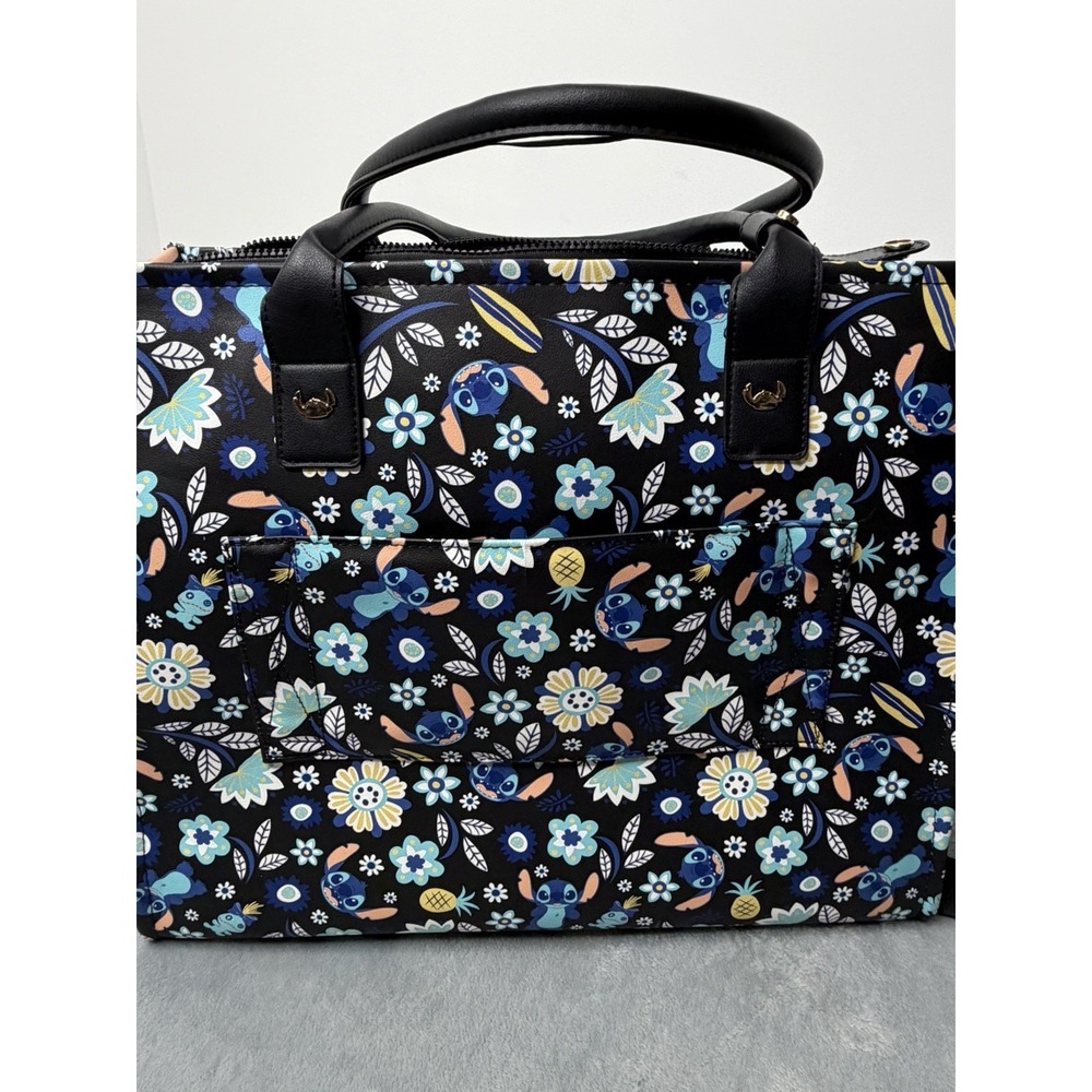 Disney Lilo & Stitch Tote Travel Bag All Over Print Purse Excellent Condition - Picture 3 of 7